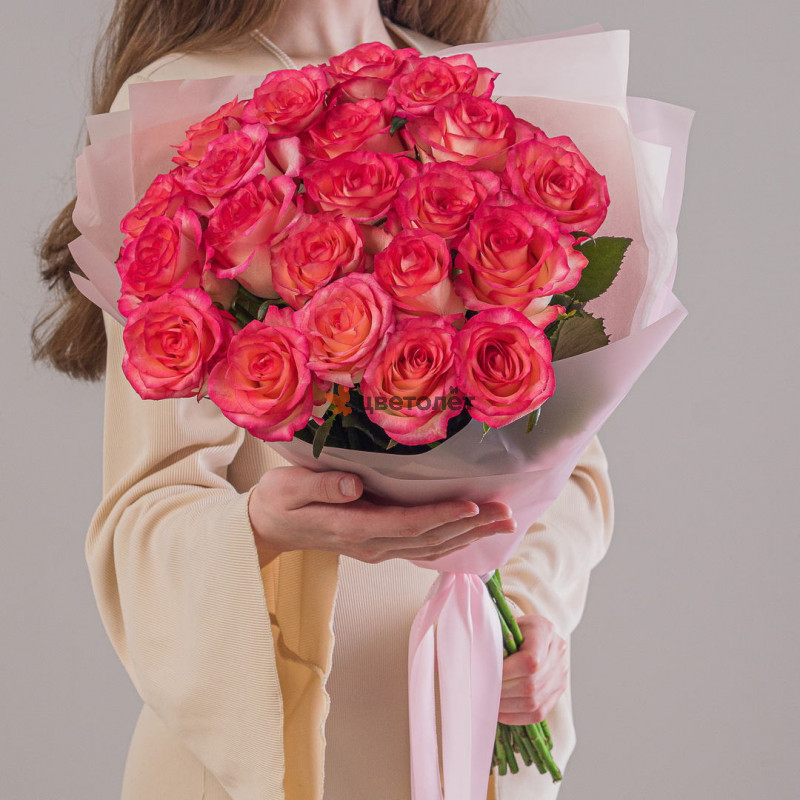 Букет из 21 розы Джумилия